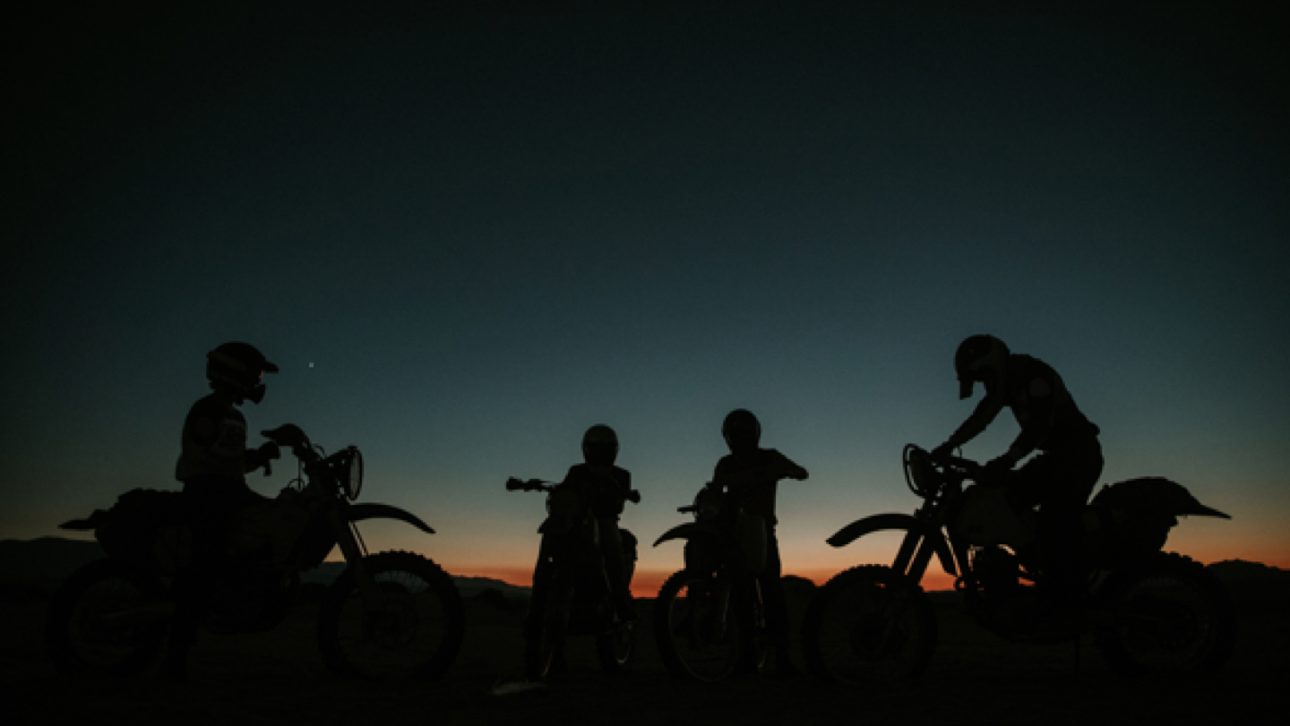 enduro night bike enjoyment